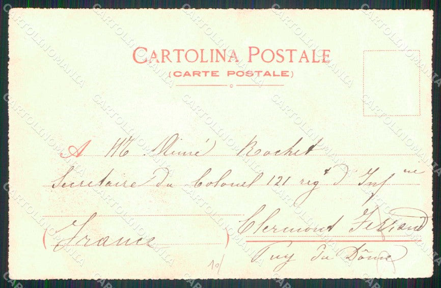 Napoli Città Capodimonte Fontana STRAPPINO PIEGHE Ragozino 180 cartolina MX8033 – retro
