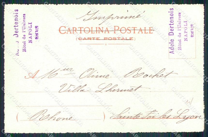 Napoli Città Castello Maschio Angioino Ragozino 173 cartolina MX8037 – retro