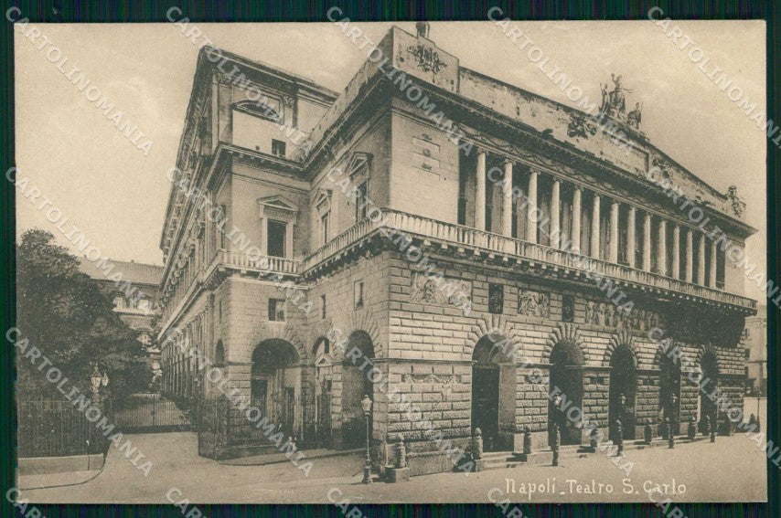 Napoli Città Teatro San Carlo cartolina MX8052 – fronte