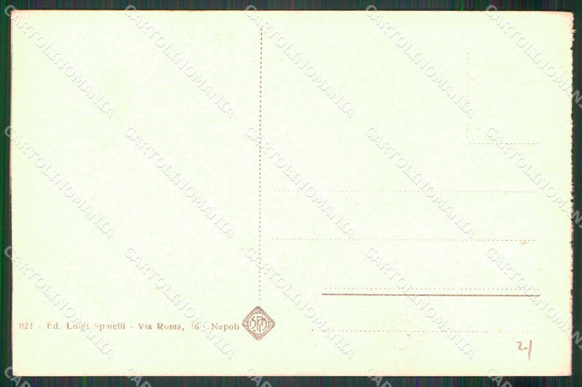 Napoli Città Piazza Municipio cartolina MX8055 – retro