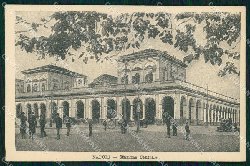 Napoli Città Stazione Centrale cartolina MX8057 – fronte