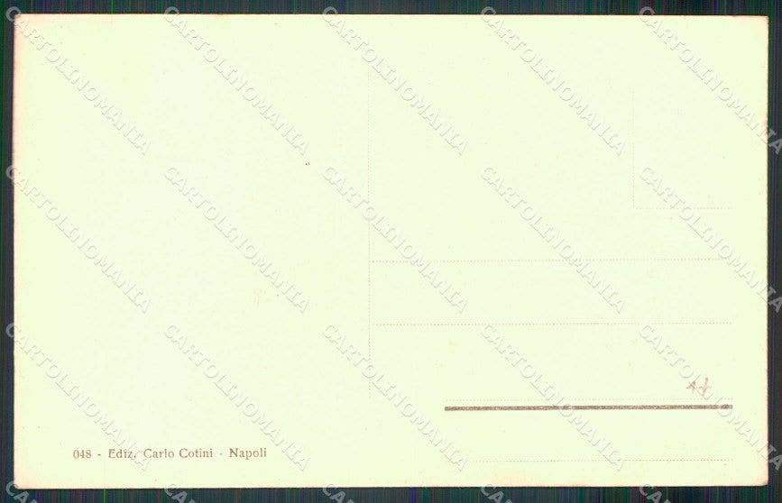 Napoli Città Santa Lucia Via Partenope cartolina MX8060 – retro