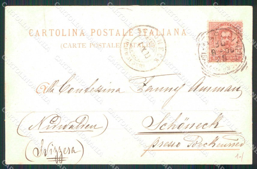 Napoli Città Posillipo Barche Pescatori cartolina MX8070 – retro