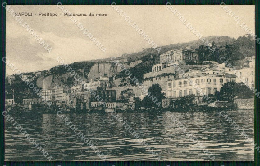 Napoli Città Posillipo Veduta da Mare Ragozino 2 8634 cartolina MX8073 – fronte