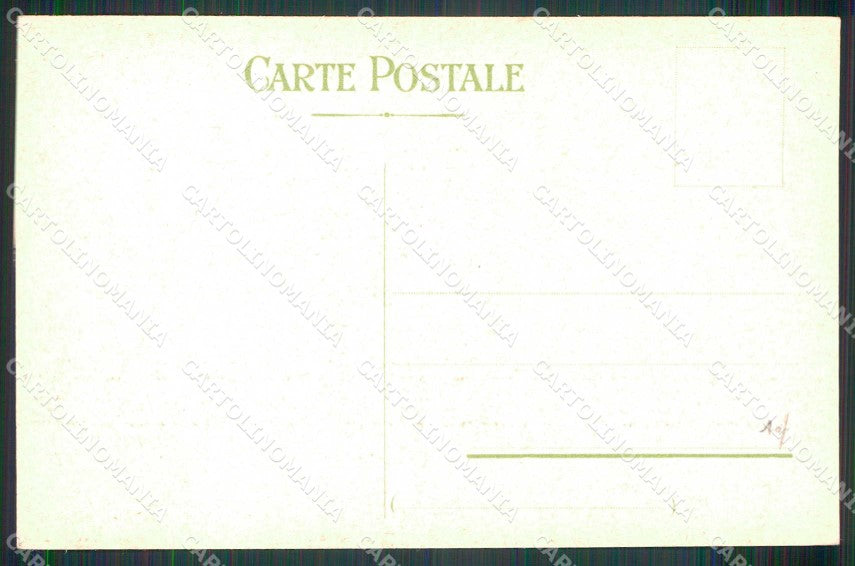 Napoli Città Piazza Vittoria Tramway Richter Brogi cartolina MX8074 – retro
