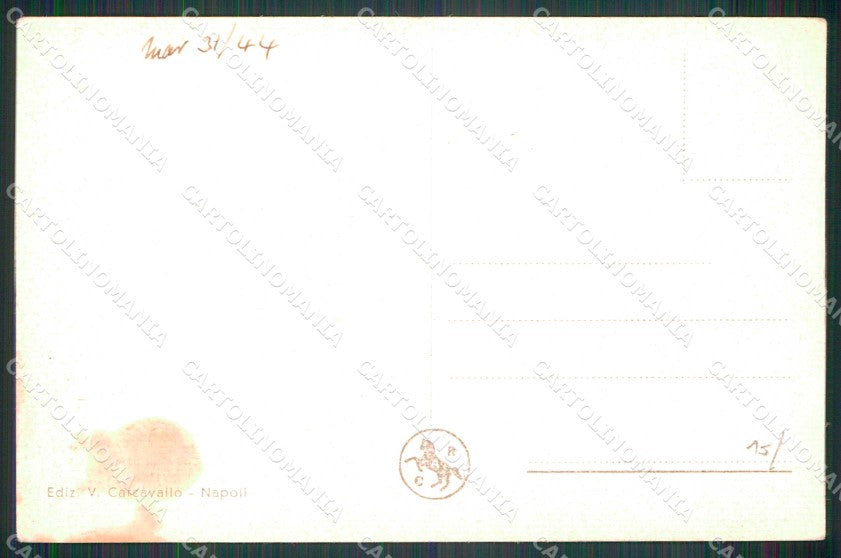 Napoli Città Palazzo Poste Telegrafi cartolina MX8075 – retro
