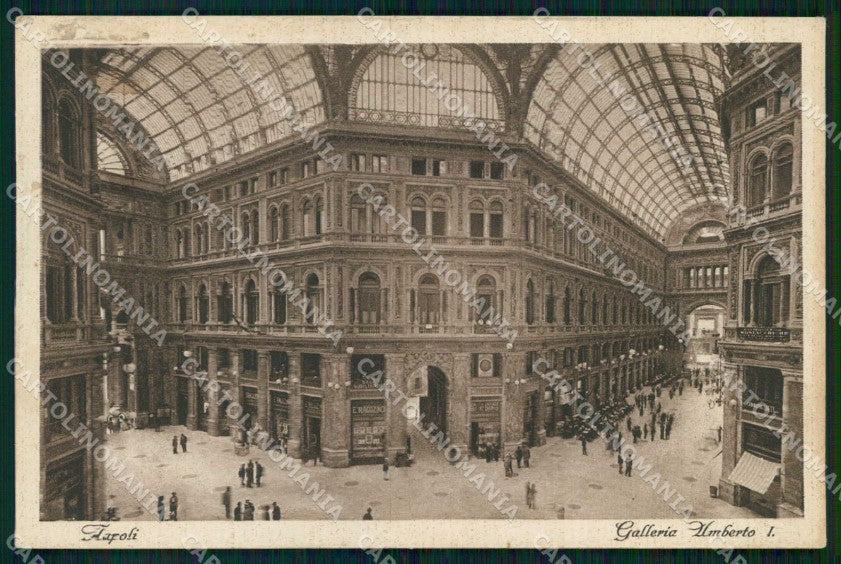 Napoli Città Galleria Umberto I Interno Negozio Ragozino cartolina MX8084 – fronte
