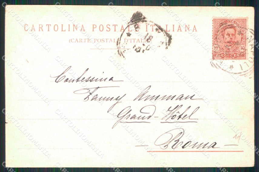 Napoli Città Monumento Nicotera PIEGHINA Richter 451 cartolina MX8085 – retro