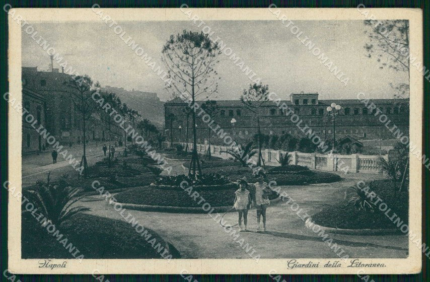 Napoli Città Giardini Litoranea cartolina MX8090 – fronte
