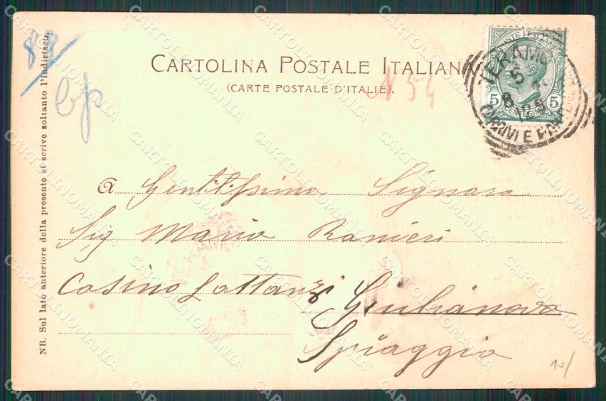 Napoli Città Veduta Nisida Capo Miseno Procida Stengel 11174 cartolina MX8105 – retro