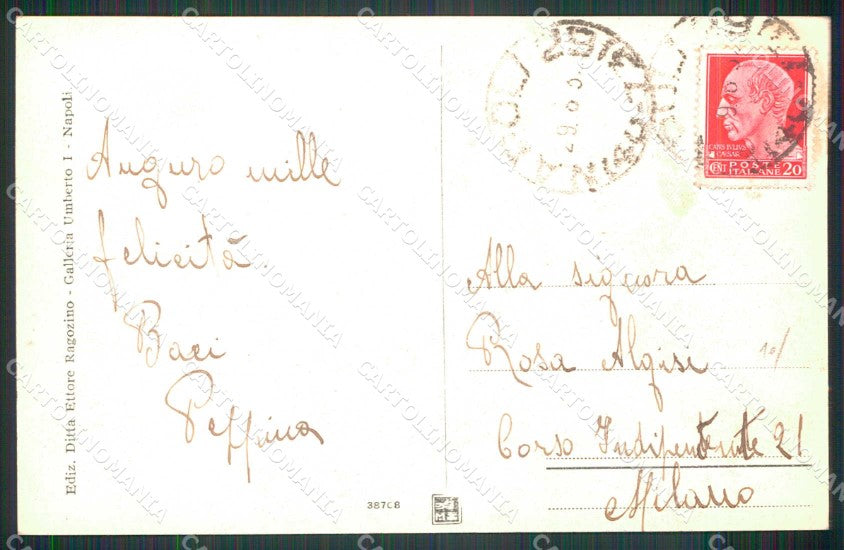 Napoli Città Isola Nisida Ragozino 38708 cartolina MX8106 – retro