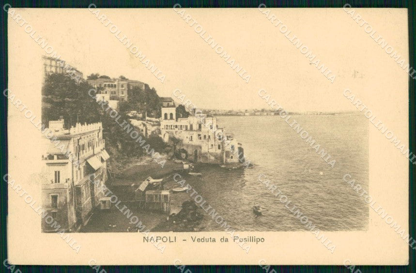 Napoli Città Veduta Generale da Posillipo cartolina MX8113 – fronte