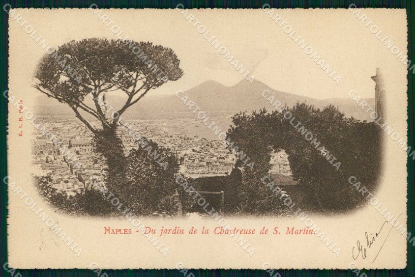 Napoli Città Veduta da San Martino Vesuvio cartolina MX8114 – fronte