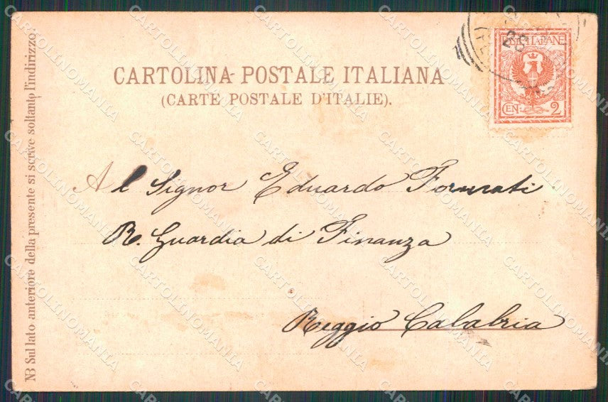 Napoli Città Veduta da San Martino Vesuvio cartolina MX8174 – retro
