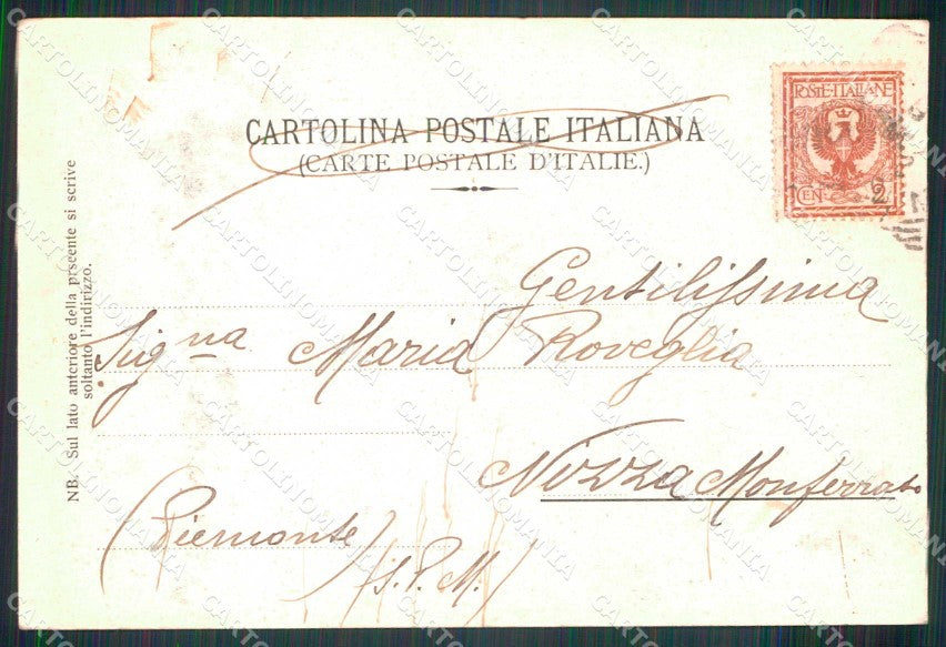 Napoli Città Veduta da San Martino Vesuvio cartolina MX8183 – retro