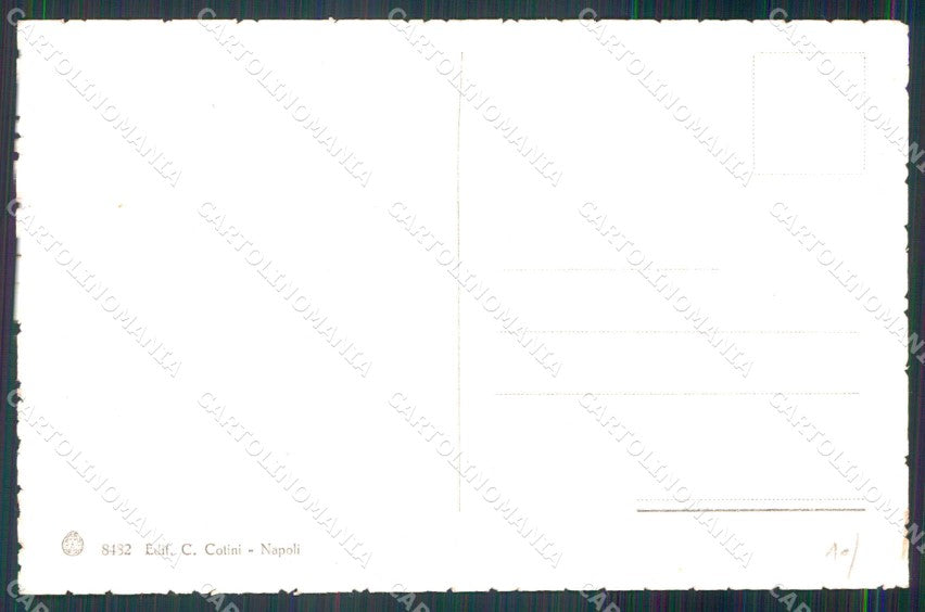 Napoli Città Via Roma Brunner 8482 cartolina MX8224 – retro