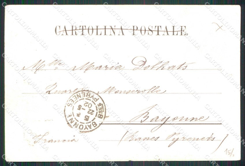 Napoli Città Mestieri Pescatori Tirano Reti cartolina MX8235 – retro