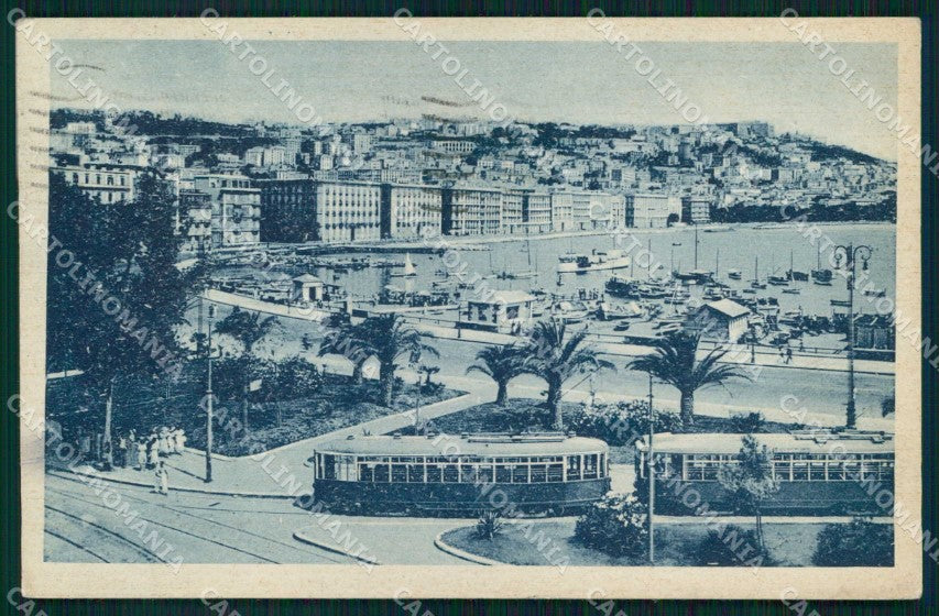 Napoli Città Mergellina Tram cartolina MX8238 – fronte