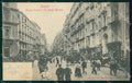 Napoli Città Piazza Poerio Via Roma Ragozino 4280 PIEGHINE cartolina MX8244 – fronte