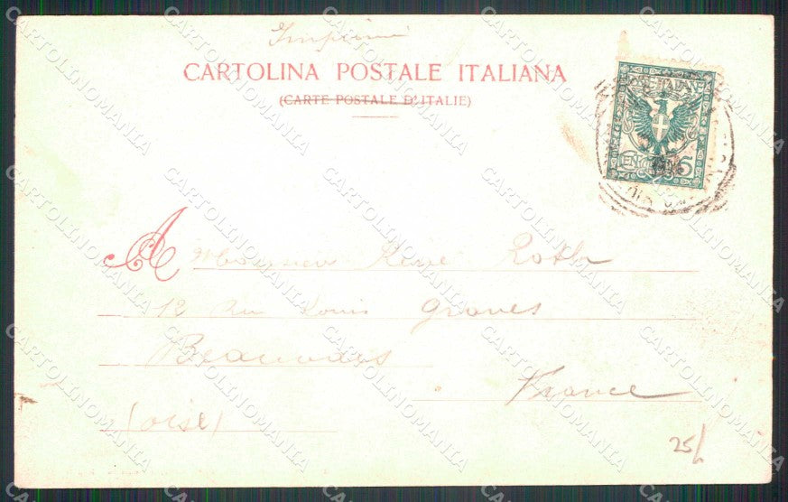 Napoli Città Piazza Poerio Via Roma Ragozino 4280 PIEGHINE cartolina MX8244 – retro
