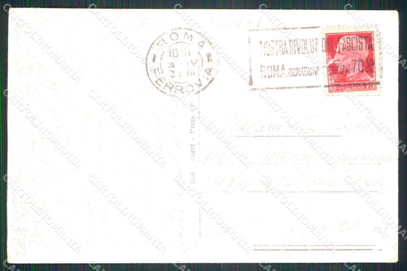 Napoli Città Mergellina Funicolare Vesuvio ABRASA cartolina MX8255 – retro