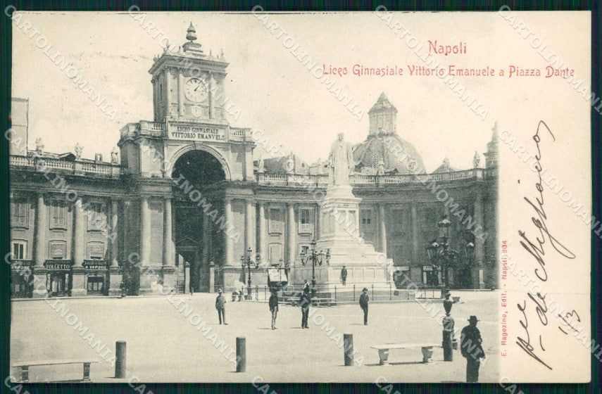 Napoli Città Liceo Ginnasiale Vittorio Emanuele Ragozino 804 cartolina MX8271 – fronte
