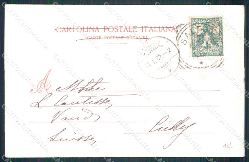 Napoli Città Liceo Ginnasiale Vittorio Emanuele Ragozino 804 cartolina MX8271 – retro