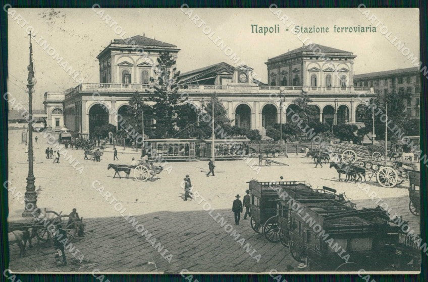 Napoli Città Stazione Tram Ragozino 21912 147 STRAPPINO cartolina MX8273 – fronte