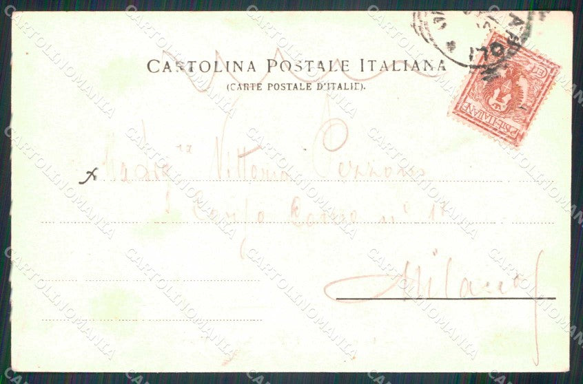 Napoli Città Funicolare Vesuvio Carrozza Ragozino 4081 cartolina MX8281 – retro