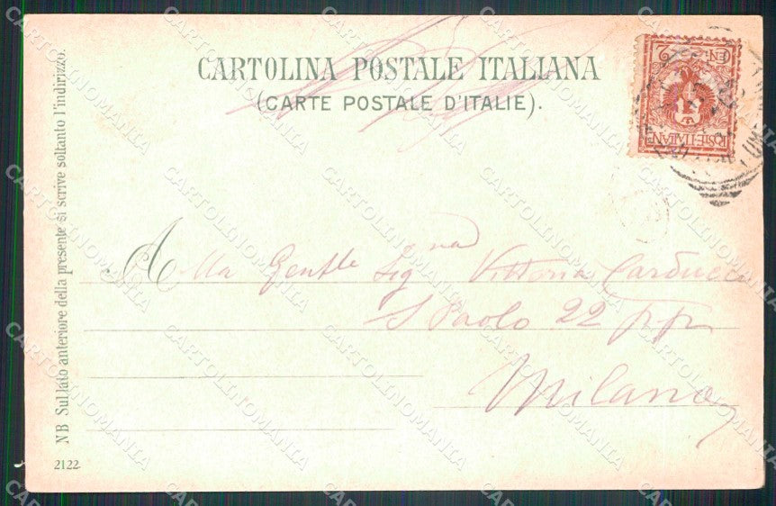 Napoli Città Funicolare Vesuvio Carrozza Ragozino 2122 cartolina MX8282 – retro