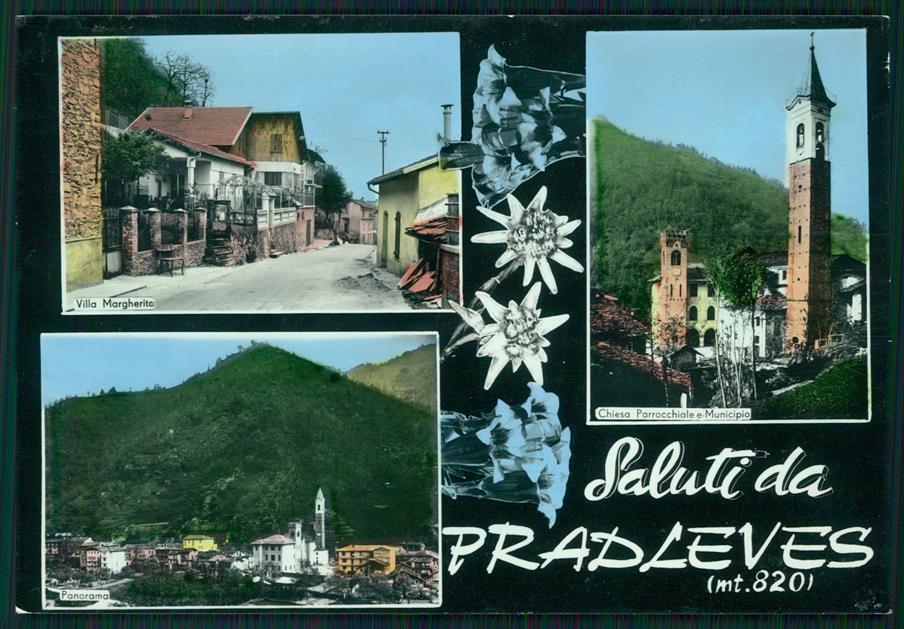 Cuneo Pradleves Saluti da Foto FG cartolina MZ0002 – fronte