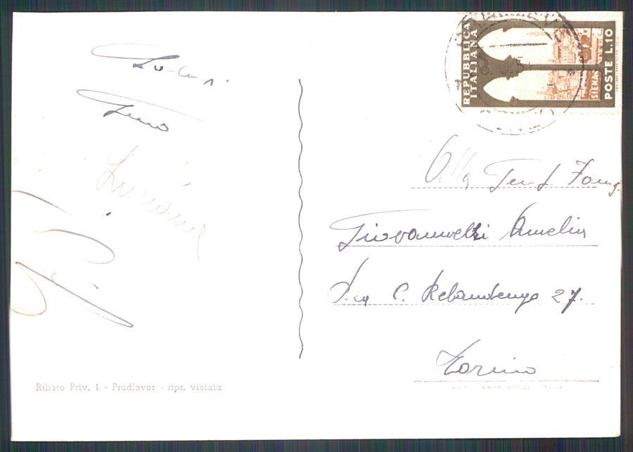 Cuneo Pradleves Saluti da Foto FG cartolina MZ0003 – retro