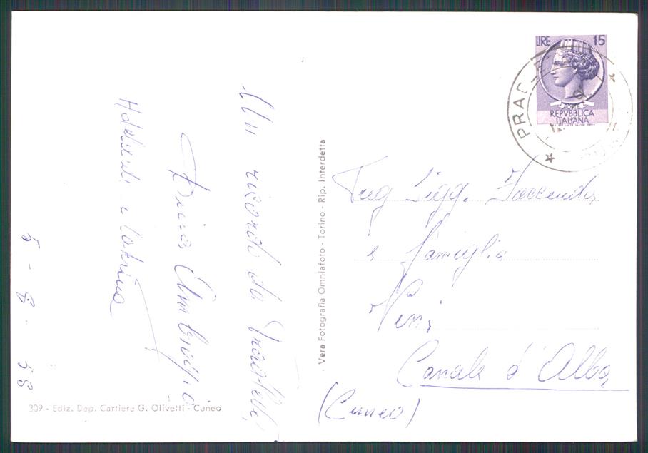 Cuneo Pradleves Foto FG cartolina MZ0004 – retro