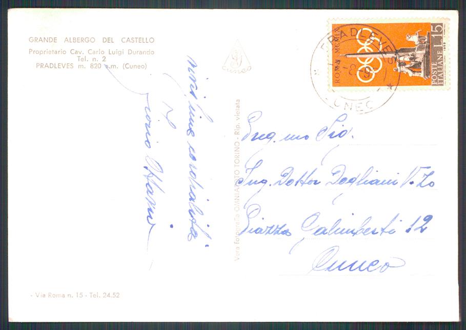 Cuneo Pradleves Foto FG cartolina MZ0010 – retro