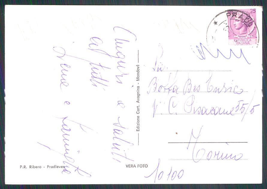 Cuneo Pradleves Auto Foto FG cartolina MZ0013 – retro