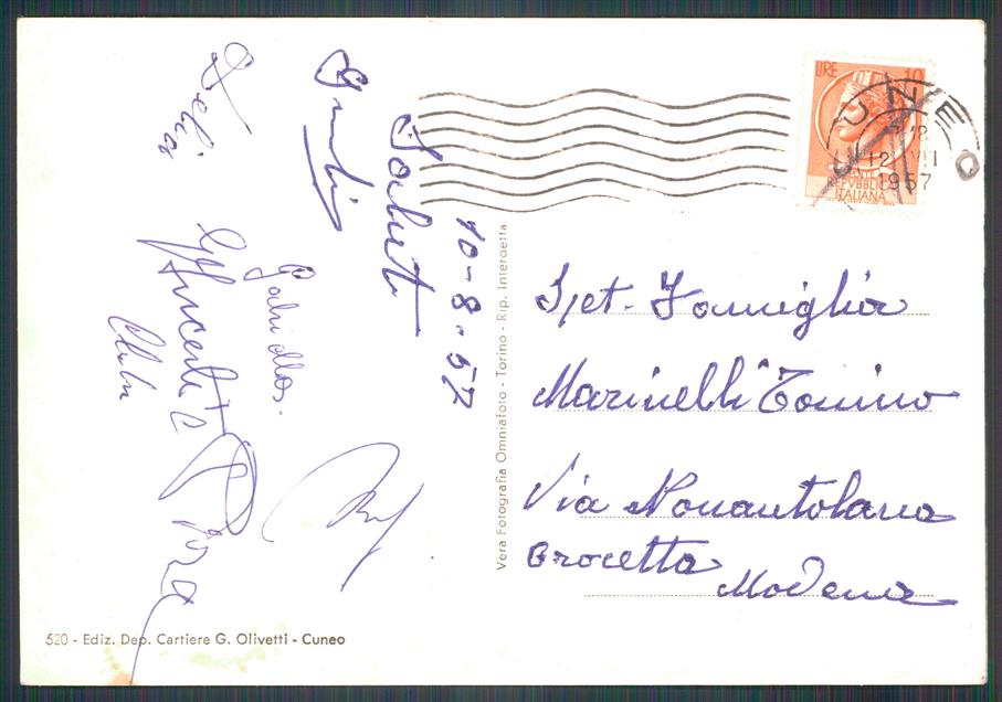 Cuneo Pradleves Foto FG cartolina MZ0014 – retro