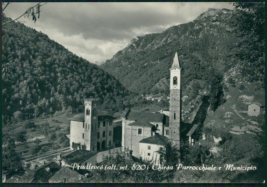 Cuneo Pradleves Municipio Foto FG cartolina MZ0015 – fronte