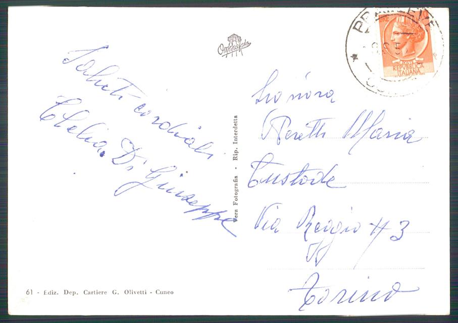 Cuneo Pradleves Auto Foto FG cartolina MZ0020 – retro