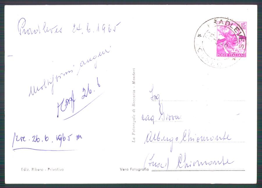 Cuneo Pradleves ABRASA Foto FG cartolina MZ0027 – retro