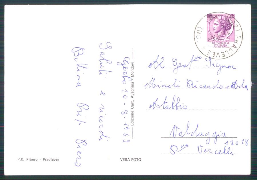 Cuneo Pradleves Foto FG cartolina MZ0037 – retro