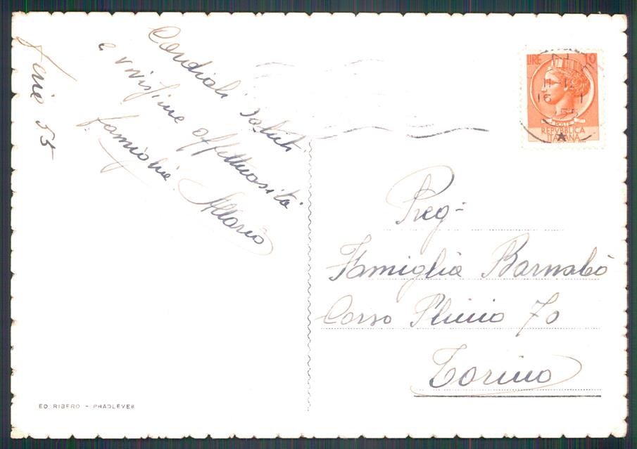 Cuneo Pradleves FG cartolina MZ0052 – retro