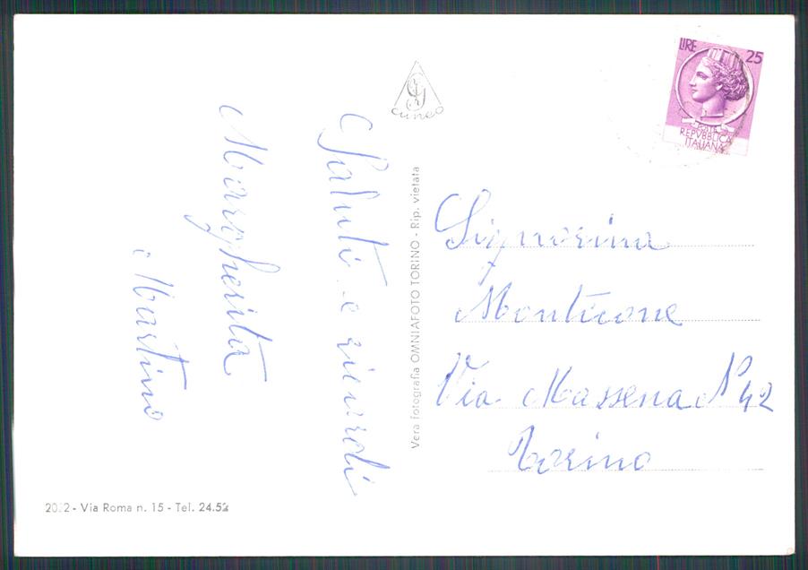 Cuneo Castelmagno Santuario Foto FG cartolina MZ0058 – retro