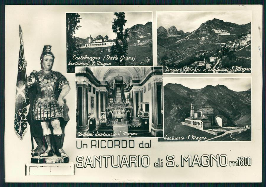 Cuneo Castelmagno Santuario Foto FG cartolina MZ0059 – fronte