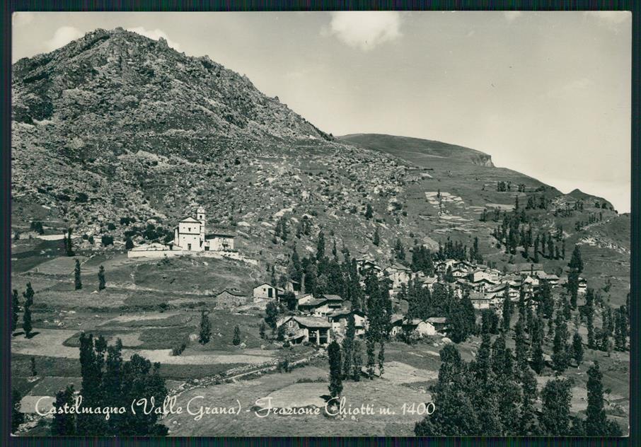 Cuneo Castelmagno Chiotti Foto FG cartolina MZ0063 – fronte