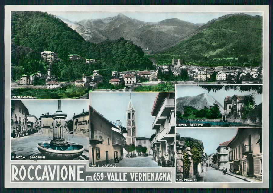 Cuneo Roccavione Valle Vermenagna Foto FG cartolina MZ0077 – fronte