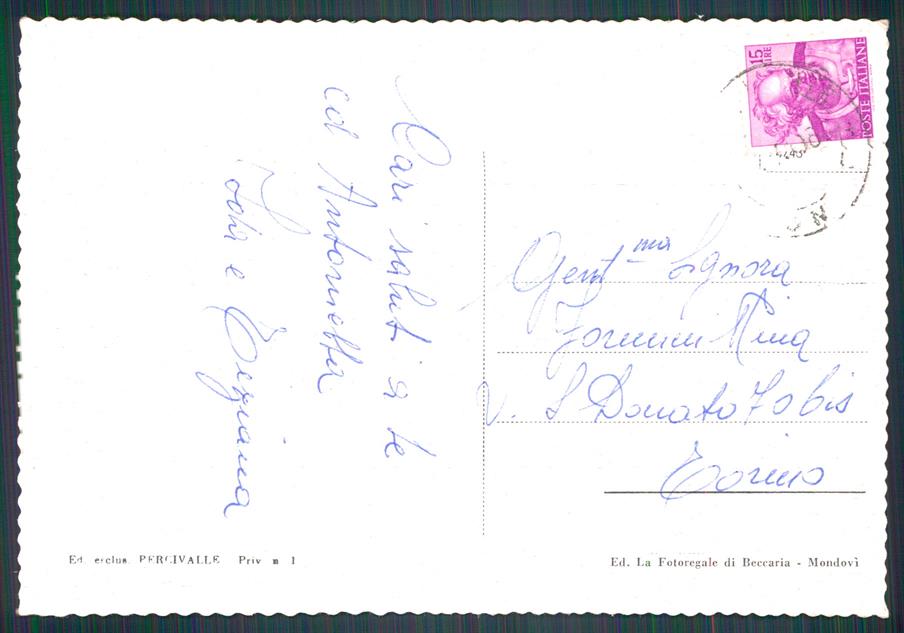 Cuneo Robilante FG cartolina MZ0099 – retro
