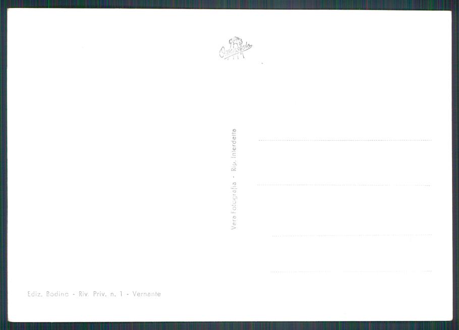 Cuneo Vernante Vetreria di Foto FG cartolina MZ0111 – retro