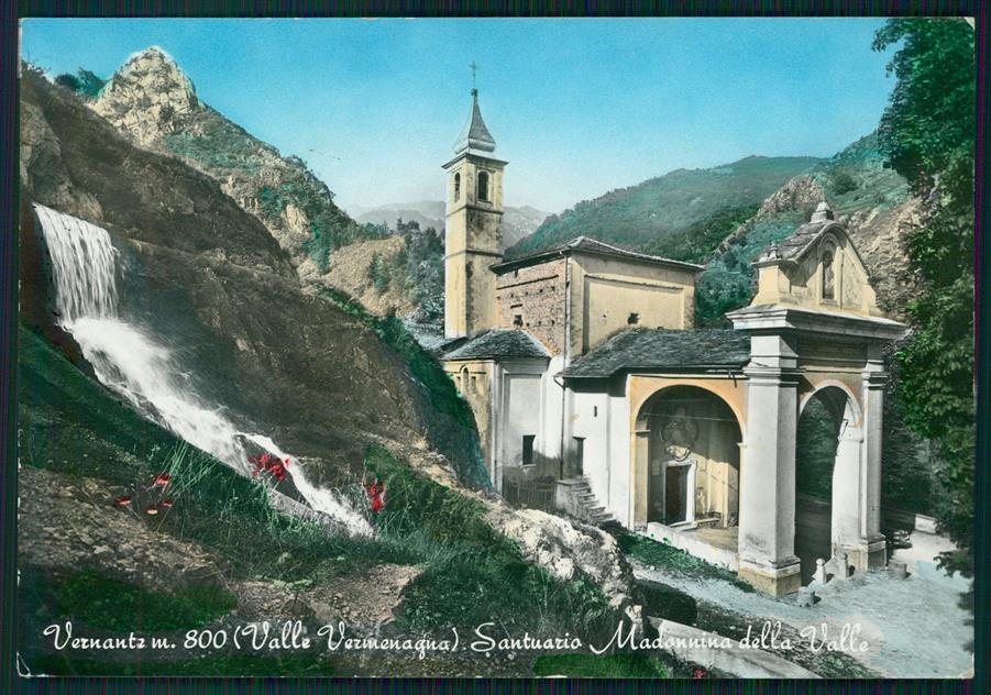 Cuneo Vernante Santuario Foto FG cartolina MZ0115 – fronte