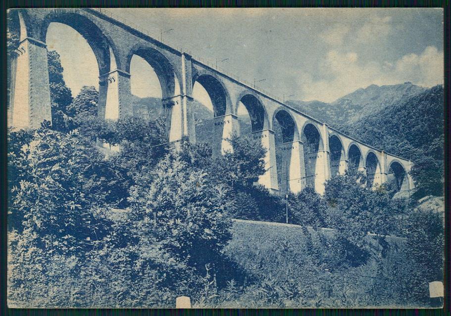 Cuneo Vernante Viadotto Rivoira FG cartolina MZ0119 – fronte