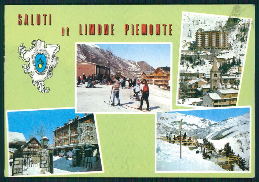 Cuneo Limone Piemonte Saluti da Foto FG cartolina MZ0124 – fronte